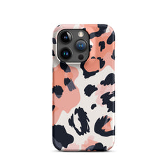 Leopard Pink Snap case for iPhone