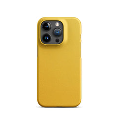 Yellow Snap case for iPhone