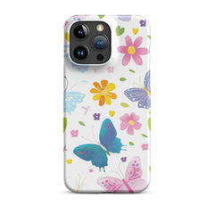 Cute Buterflies Snap case for iPhone