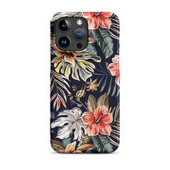 Tropical Floral Snap case for iPhone