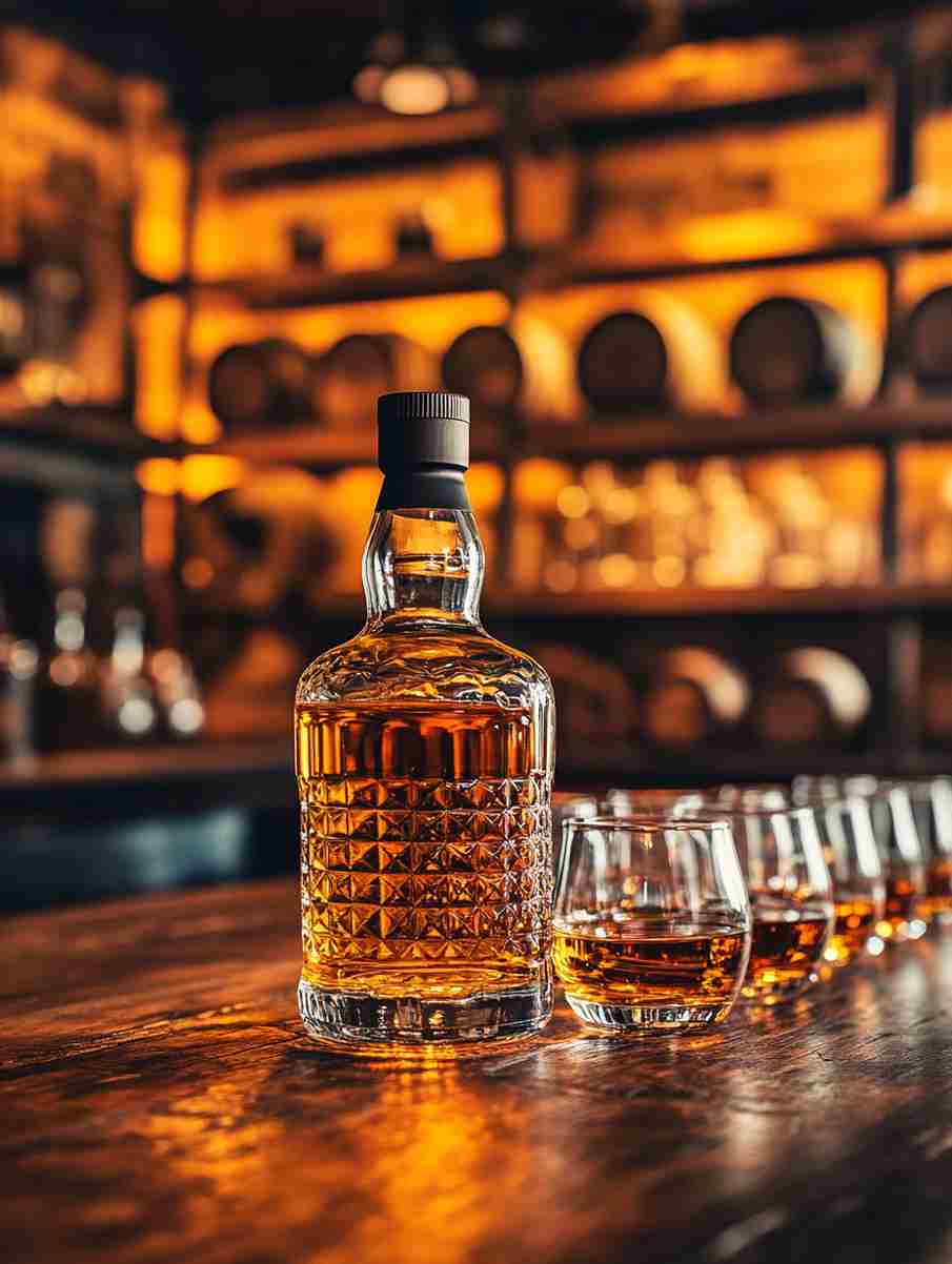 Whiskey Bottle  Poster