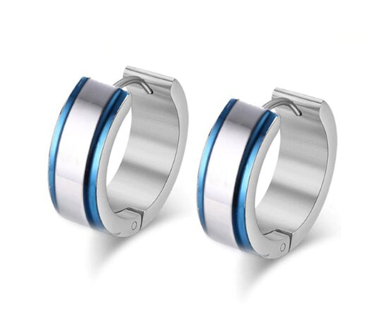 Stainless Steel Hoop Earrings for Men and Women