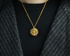 You Are My Sunshine Sunflower Necklace