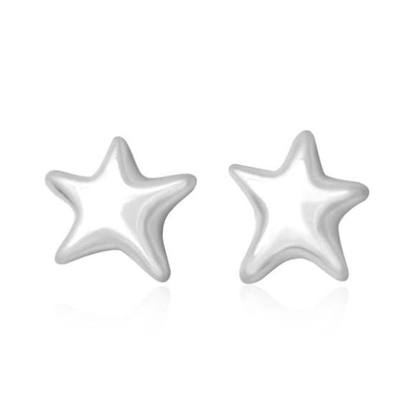 Silver  Star Earrings