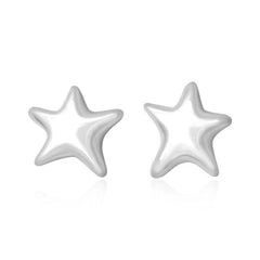 Silver  Star Earrings