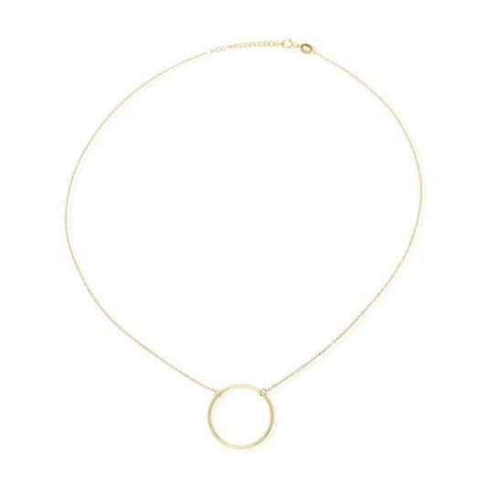 Silver Circle Necklace