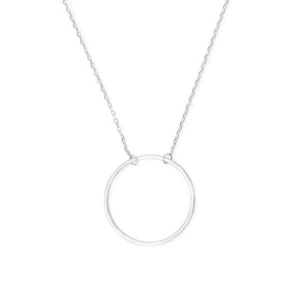 Silver Circle Necklace