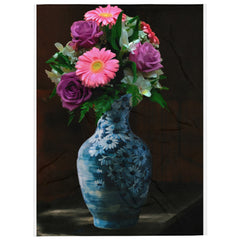 Flower Vase Throw Blanket