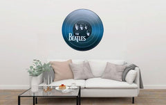 The Beatles Round Embossed Metal Tin Sign Poster
