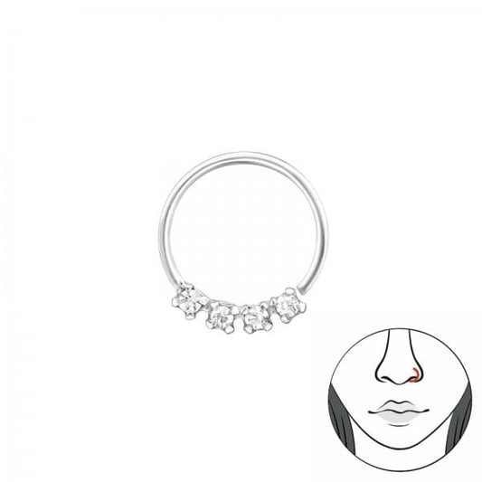 Silver  Nose Ring