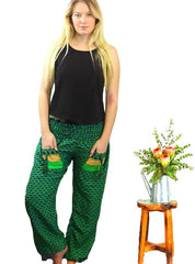 Printed Harem Pants -    6 Assorted Pieces