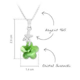 Silver Dragonfly Peridot Necklace