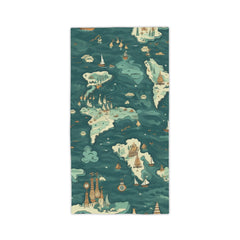 Explore World Beach Towel