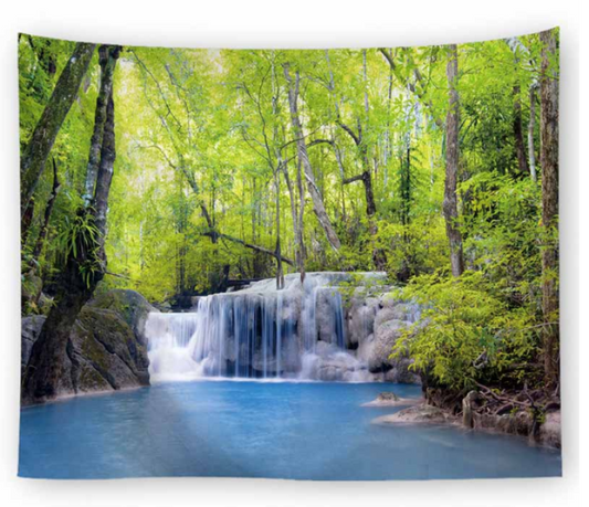 Flowing Stream Tapestry Wall Hanging
