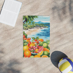 Fruits On Beach Towel