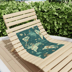 Explore World Beach Towel