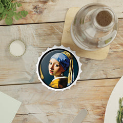 Girl with a Pearl Earring Magnetic  Bottle Opener