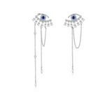 Abstract Tassel Eye Earrings