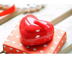 2 X Heart Candle With Gift Box