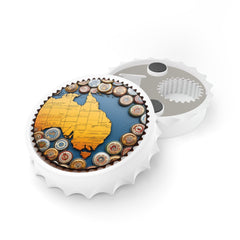 Australia map  Bottle Opener