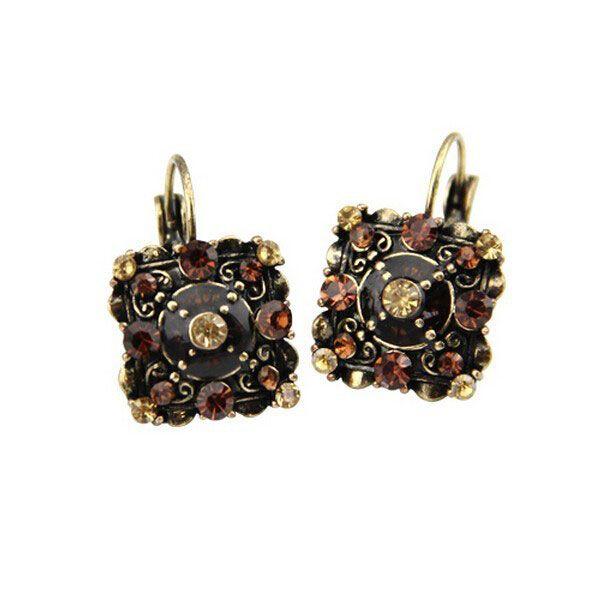 Vintage Square Earring