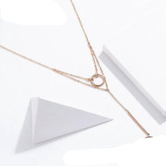 Geometric Copper Necklace
