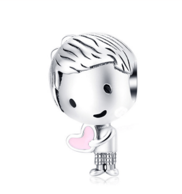 Boy Silver Charm