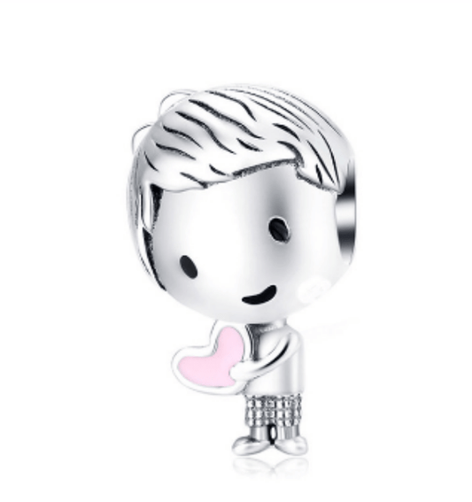 Boy Silver Charm