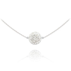 Swarovski Crystal Disco Ball Necklace