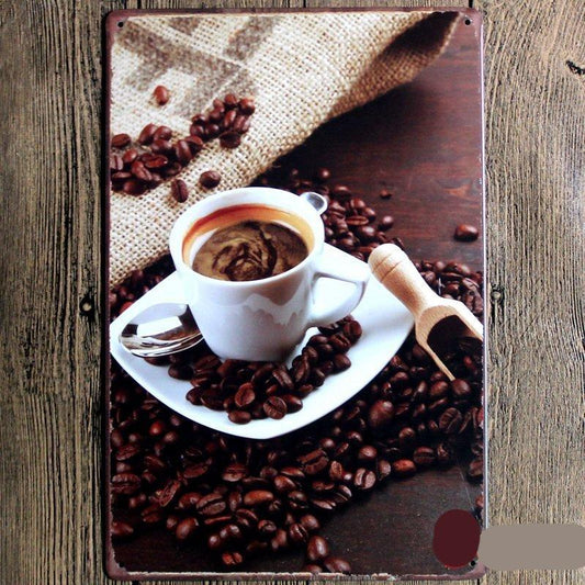 Coffee Poster Vintage Style