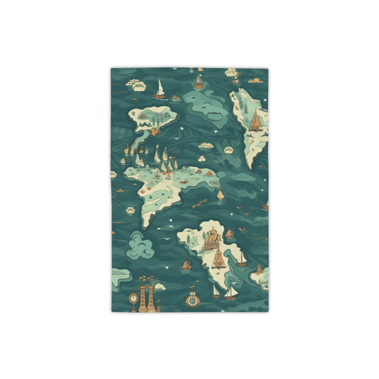 Explore World Beach Towel