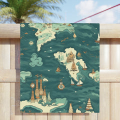 Explore World Beach Towel