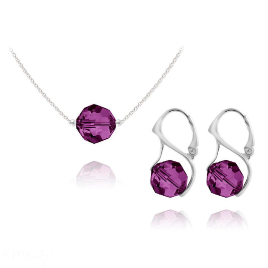 Amethyst Bead Fine Jewellery Set