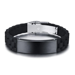 Custom Stainless Steel Black Bracelet