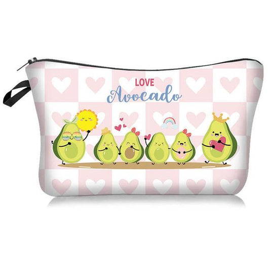 Avocado Cosmetic Travel Pouch Bag