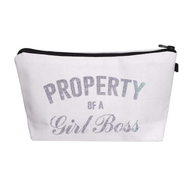 Girl Boss Cosmetic Bag for Travel