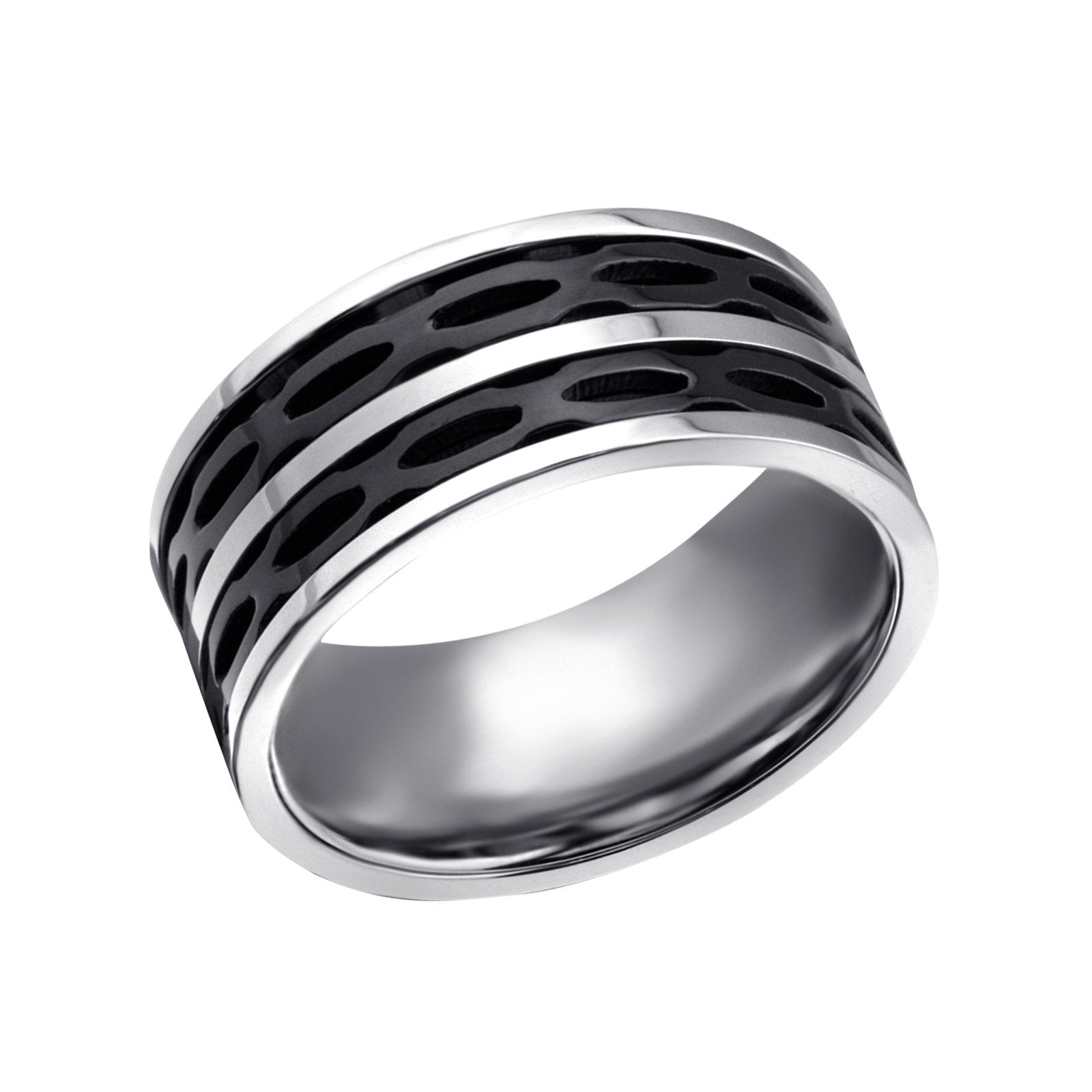 Surgical steel discount wedding rings