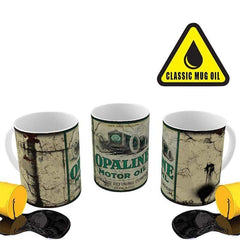 Opaline Motor Oil Ceramic Coffee Mug