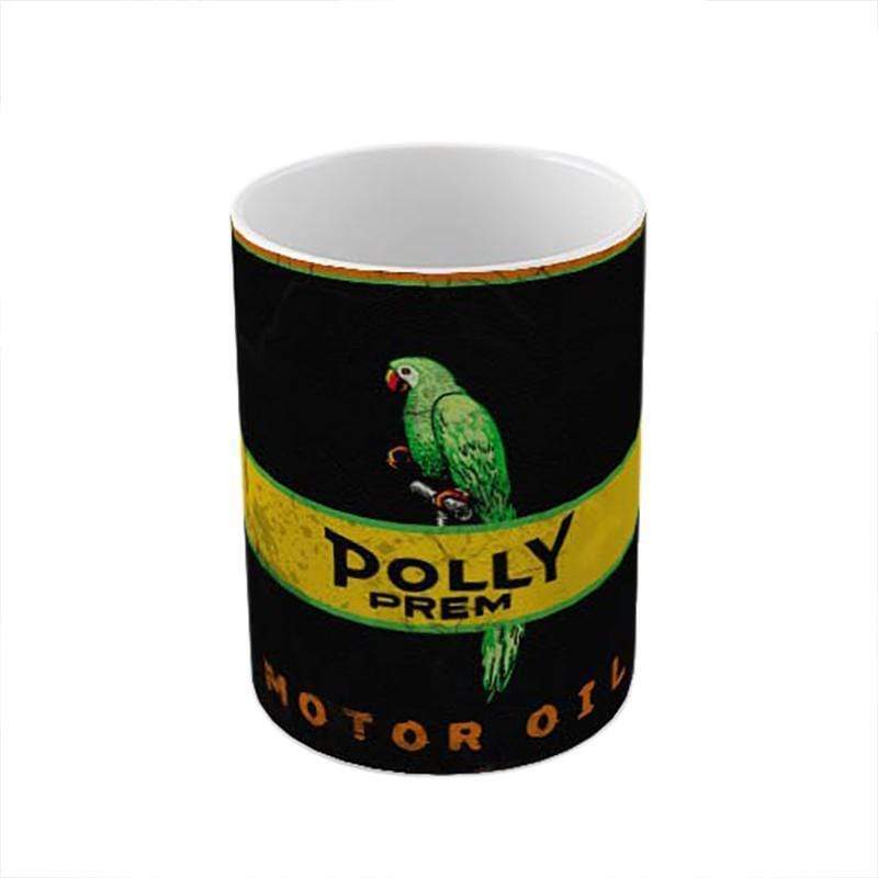 Polly Prem Motor Oil Ceramic Coffee Mug