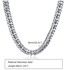 Heavy Cuban Chain Necklace for Men