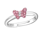 Children's Silver Butterfly Ring
