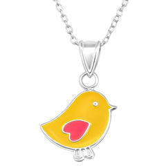 Children's Sterling Silver Chicken Necklace
