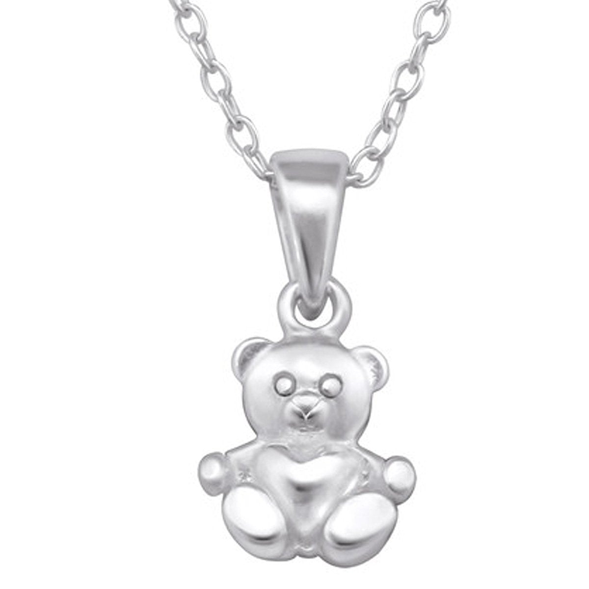 Children's Sterling Silver Bear Necklace