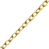 Gold Plated Sterling Silver 42 cm Silver Cable Chain