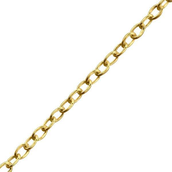 14 K Gold Plated on Sterling Silver Link Chain