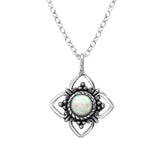 Druzy Stone Drop Necklace