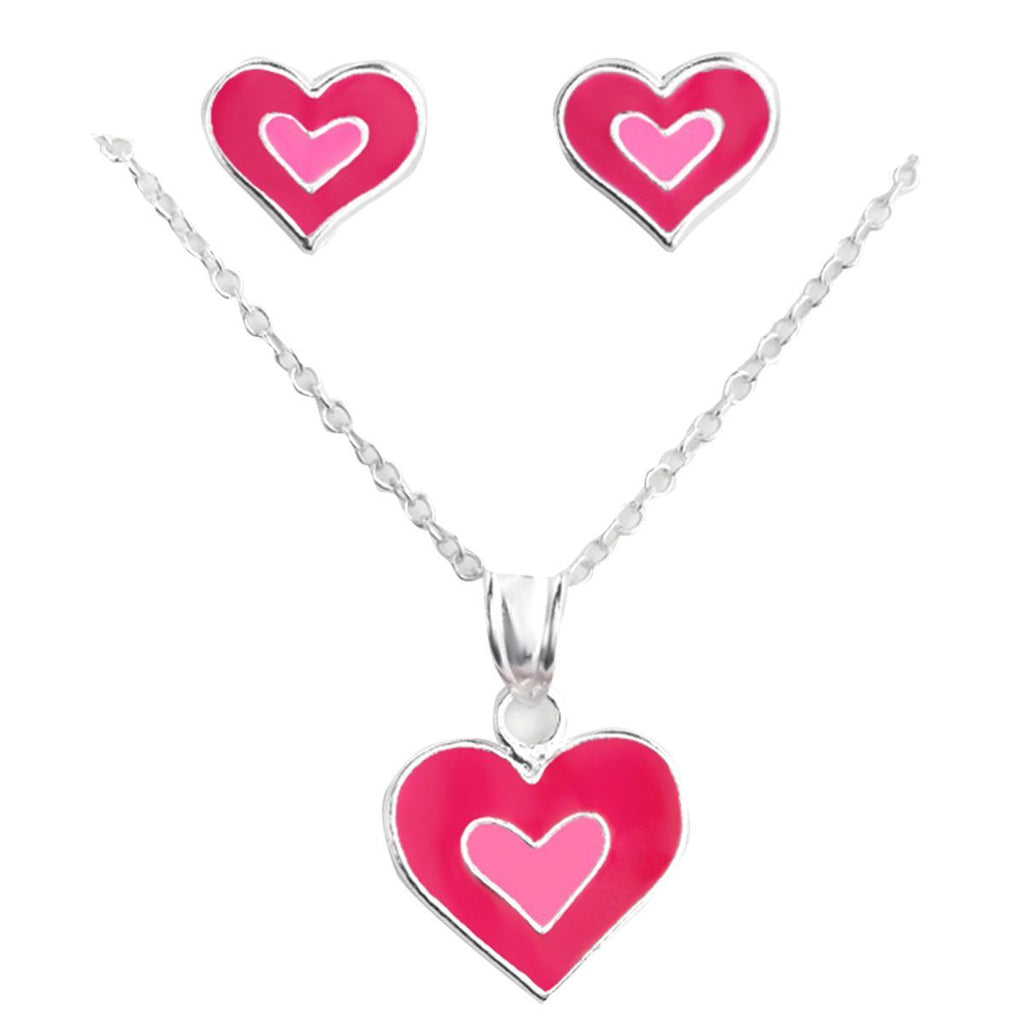 Children's shop heart necklace