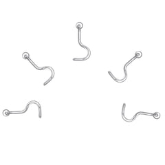 5 X Cone Nose Studs