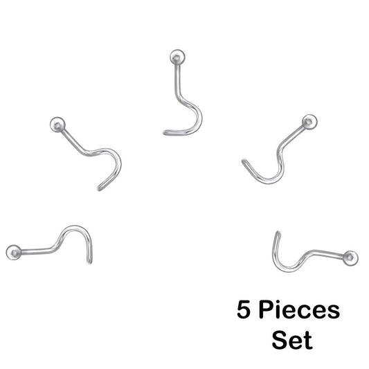 5 X Cone Nose Studs