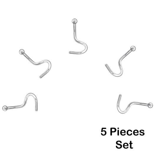 5 X Cone Nose Studs 1.6 mm